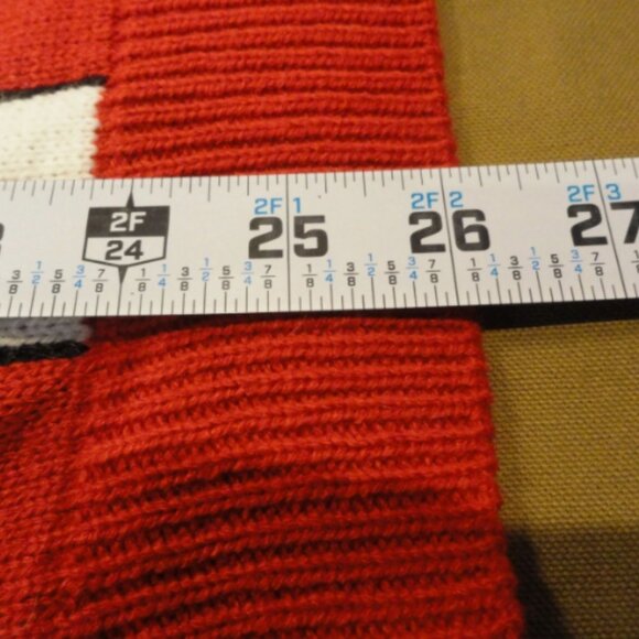 RUE 21 RED WOMENS szSMALL UGLY CHRISTMAS SWEATER WITH HOOD LD 6888 - Picture 7 of 10